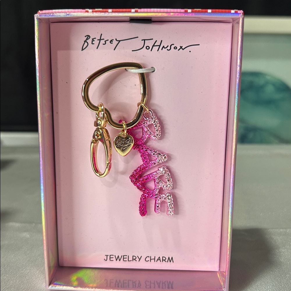 Betsey Johnson “babe” Bag Charm